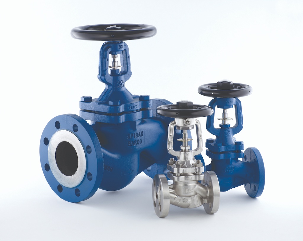 Spirax 80mm BSA2T Bellow Sealed Stop Valve. SG Iron Body. Flanged PN16