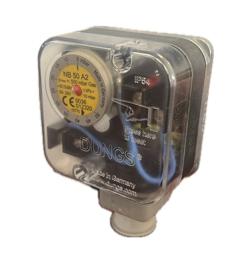 [340215237] DUNGS NB 50 A2  Pressure Switch, Setting range 2.5-50 mbar