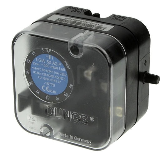 [340221207] DUNGS LGW 50 A2P Pressure Switch Setting range 2.5-50 mbar
